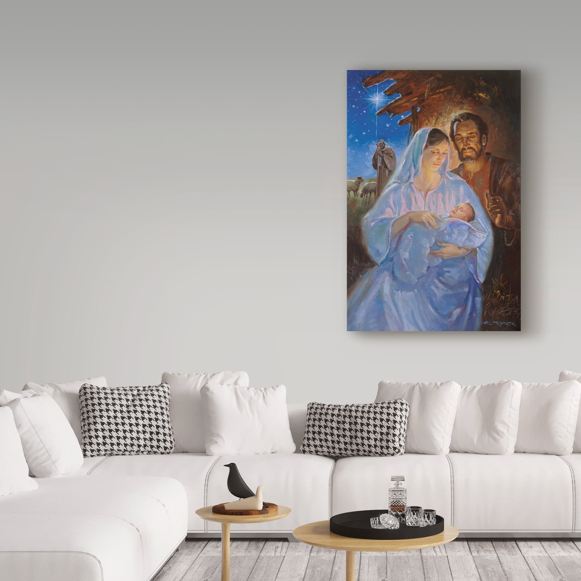 Trademark Fine Art 'The Holy Family' Canvas Art by Hal Frenck