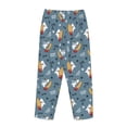 thumbnail image 3 of Lsque Surf Shark Print Women's Pajama Pants, Lounge Pant - Comfortable Home Wear,Elastic Waistband, Stylish Design-Large, 3 of 9