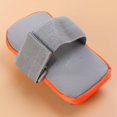 thumbnail image 1 of Raindrops Water-Resistant Orange Outdoors Arm Bag with Adjustable Strap for Secure Phone Storage, 1 of 8
