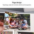 thumbnail image 3 of 7 Inch Photo Album 100 Sheet Family Vertical Container Interleaf Picture Storage Holder Party Anniversary Portable Collective Book Organizer Type 1, 3 of 9