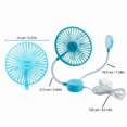 Magnetic USB Fan with Light, Style A 2-in-1 Flexible Gooseneck ...