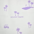 thumbnail image 3 of Snake Eyes Golf Palm Trees Print Polo White/Lavendar Large, 3 of 4