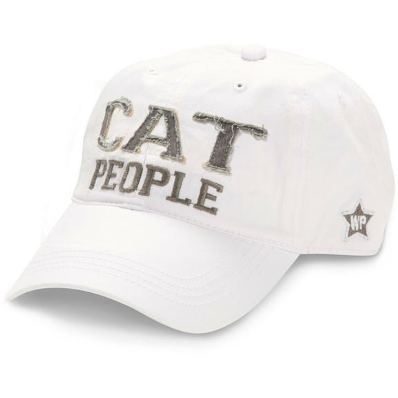 Pavilion - White Cat People Baseball Cap Hat with Adjustable Strap