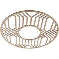 thumbnail image 2 of 34"OD x 12 1/2"ID x 3/8"T Empire Wood Fretwork Pierced Ceiling Medallion, Red Oak, 2 of 3