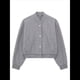 thumbnail image 1 of Chaqueta de Color Liso para Mujer, Chaqueta Corta Informal de , Chaqueta de Larga con Cremallera, Abrigo, Ropa de Abrigo Gris XS, 1 of 5