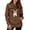 Brown, variant on Pet Pouch Hoodie for Women with Kangaroo Pocket Cat Dog Carrier Hoodies Leopard Printed