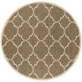 thumbnail image 5 of SAFAVIEH Beach House Sharla Geometric Indoor/Outdoor Area Rug, Beige/Cream, 4' x 4' Square, 5 of 9
