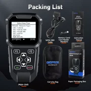 OBDPROG MT401 Odometer Correction Mileage Adjustment Car Diagnostic Tool Mileage Calibration OBD2 Scanner Code Reader, Lifetime Free Update