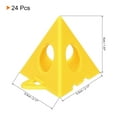 thumbnail image 2 of Unique Bargains Painting Stands, 24 Pack ABS Plastic Mini Cone Paint Stands Risers Support, Yellow, 2 of 5