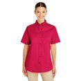 thumbnail image 1 of Harriton Chemise à Manches Courtes en Sergé 100 % Coton pour Femmes avec TéflonTM, 1 of 2