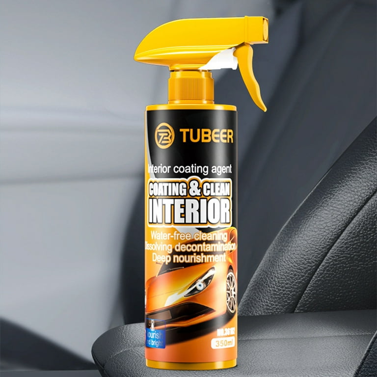 Car Dashboard Wax, Instrument Panel, Car Interior Cleaning, Polishing  Coating Real Leather Seat Maintenance and Care Agent350ml 