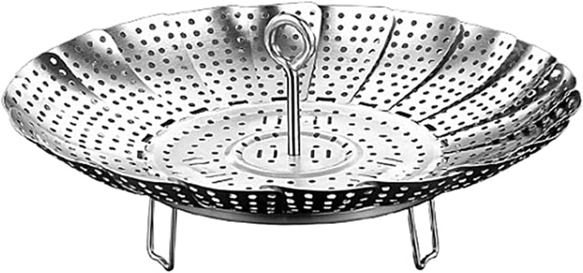 Folding Steaming Basket, Expandable Steaming Basket, Adjustable