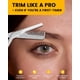 thumbnail image 2 of Recortador de cejas Scissors BEZOX con peine de acero inoxidable, 2 of 8