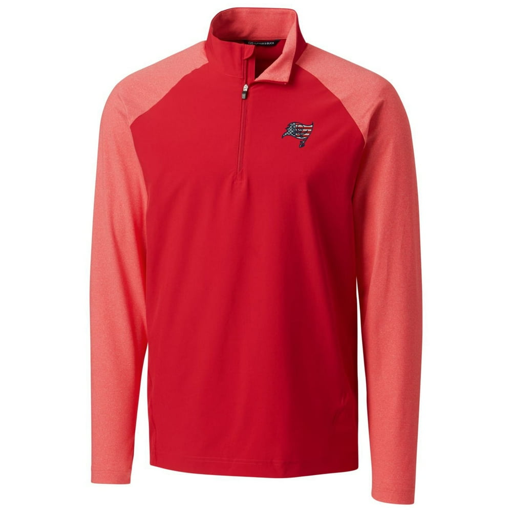 Tampa Bay Buccaneers Cutter & Buck Americana Response Hybrid Quarter-Zip Jacket - Red - Walmart