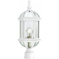 thumbnail image 1 of Nuvo 60/4974 One Light Post Mount, 19-Inches, White, 1 of 1