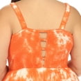 thumbnail image 4 of White Mark Women's Plus Size Smocked Ruffle Maxi Dress, 4 of 6