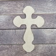 thumbnail image 2 of 7"Bulb Décor Cross #28, Unfinished Wood Art Shape by Wooden Craft Cutouts, 2 of 2