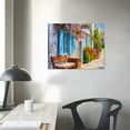thumbnail image 3 of COMIO  Tuscan Wall Art Decor, Italy Window View Paintings Nature Landscape Pictures Mediterranean Street Canvas Prints for Bedroom, Living Room, Office Wall Decoration, 3 of 4