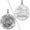 White Gold, variant on PicturesOnGold.com Saint Joseph of Cupertino Aviator Religious Medal Female Adult- 3/4 inch Size of a Nickel -Sterling Silver