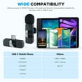thumbnail image 4 of BOYA BY-V20 One-Trigger-Two 2.4G Wireless Microphone System Clip-on Phone Microphone Omnidirectional Mini Lapel Mic Auto, 4 of 8