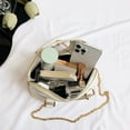 thumbnail image 1 of Women Crossbody Bag Transparent PVC Chain Ladies Handbags Simple Clear Beach Bag, 1 of 10