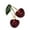 Wine Red, variant on Unique Cherries Brooch Elegant Pin Cherries Badge Alloy Resin Texture Suitable for Unique Fashion Accessories and Party Wear