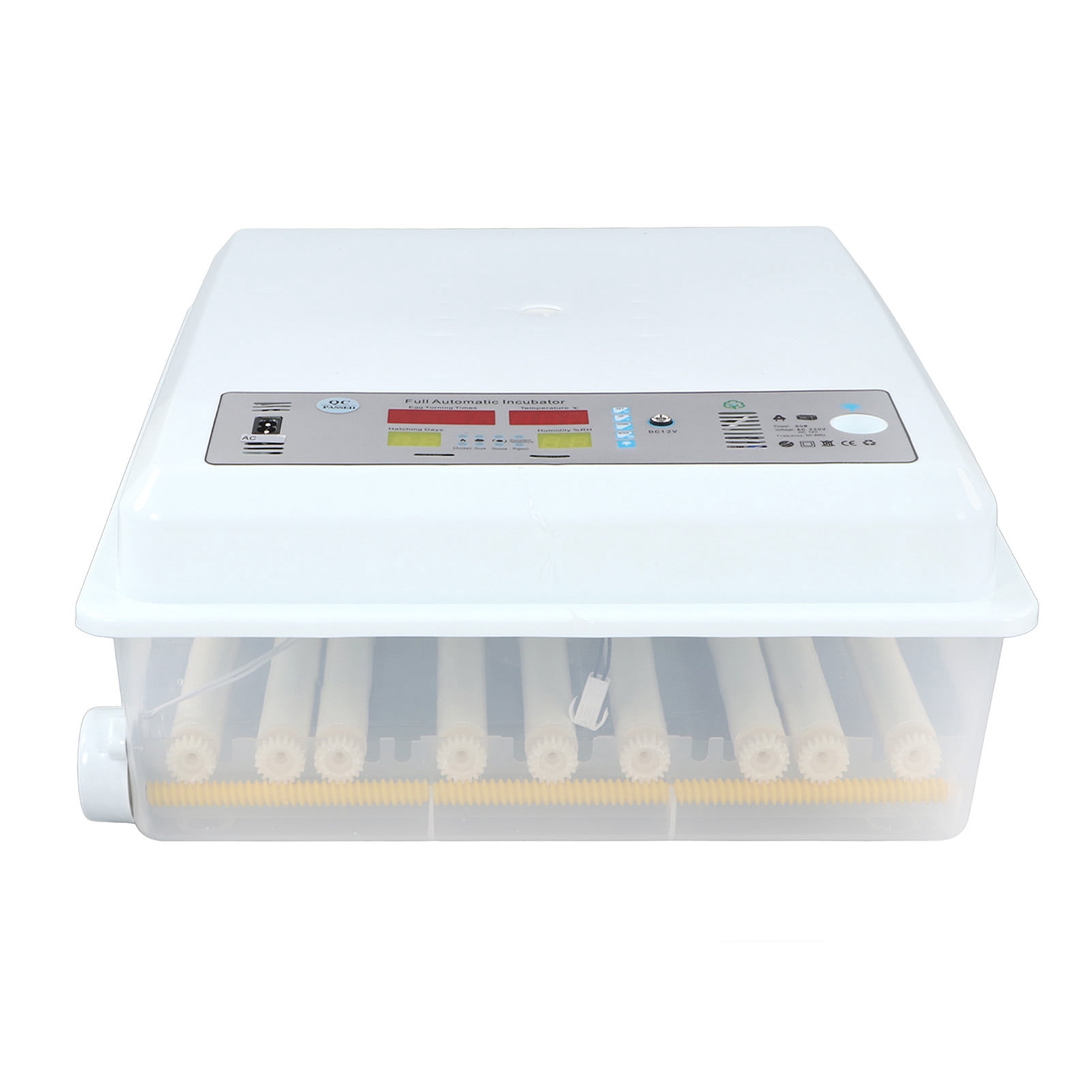 Egg Incubator Smart Multifunctional Digital with Automatic Turning Water Adding for Hatching Chicken Duck Egg(AU Plug 220V )