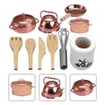thumbnail image 3 of 1 Set of Educational Mini Cooking Pot Simulation Kitchen Cookware Decorative Miniature Pot, 3 of 6