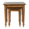thumbnail image 4 of Bandon Nesting Wood Tables in Ginger Brown Finish 2 Piece set, 4 of 6