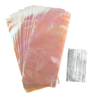 Purple Q Crafts Clear Basket Bags 12 x 18 Cellophane Gift Bags for Small Baskets and Gifts 1.2 Mil thick (10 Bags)