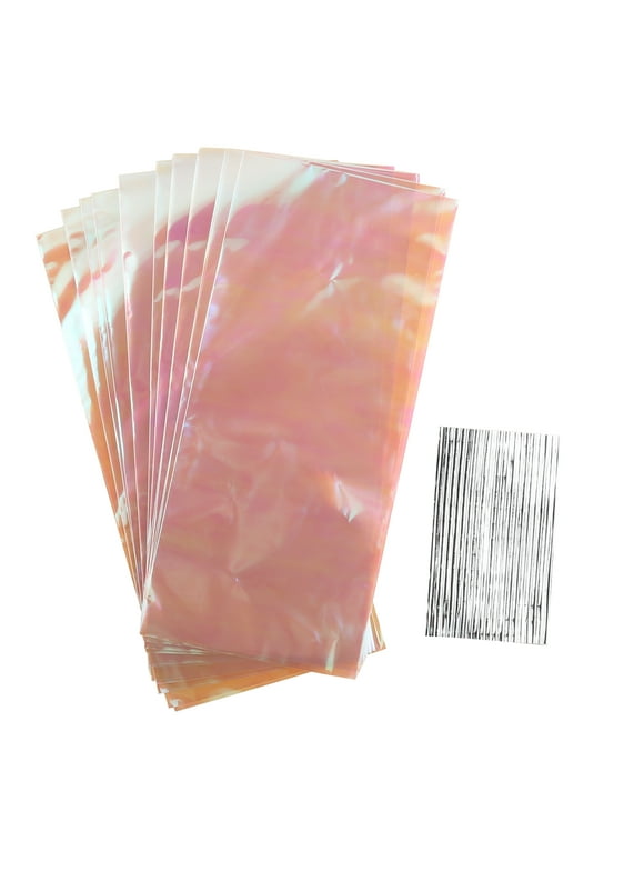 Clear Iridescent Cellophane Treat Bags, Way to Celebrate! Birthday, Party, 20ct
