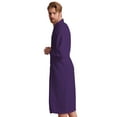 thumbnail image 3 of Men's Waffle Spa Bathrobe - Long, Lightweight, Absorbent, 3 of 4