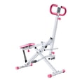 thumbnail image 1 of KFFKFF Squat Machine, Deep Squat Rowing Machine for Home, Easy Setup & Foldable Exercise Equipment, Glute Trainer Machine with 3 High-Strength Resistance Bands, White, 1 of 9