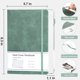 thumbnail image 3 of Cuaderno CAGIE A5 de 320 páginas, 100 g/m², tapa dura verde, 3 of 7