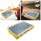 thumbnail image 5 of Caja transparente de doble cara, portátil, con tapa transparente, ligera y con múltiples compartimentos. Amarillo Grande, 5 of 8
