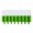 Green, variant on Flexible Instrument Popsicles Tray with 8 Cavities and Gentle Push Release for Milk, and Fruit Puree Recipes