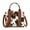 Allover Cow Print-Brown, variant on Wrangler Mini Tote Bag for Women Cow Print Western Crossbody Purse, Cow Print-Brown