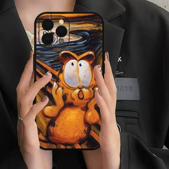 Funny-G-Garfields-Cartoon Phone Case For iPhone Mini 11 12 13 14 15 Pro XS Max X Plus SE XR Shell