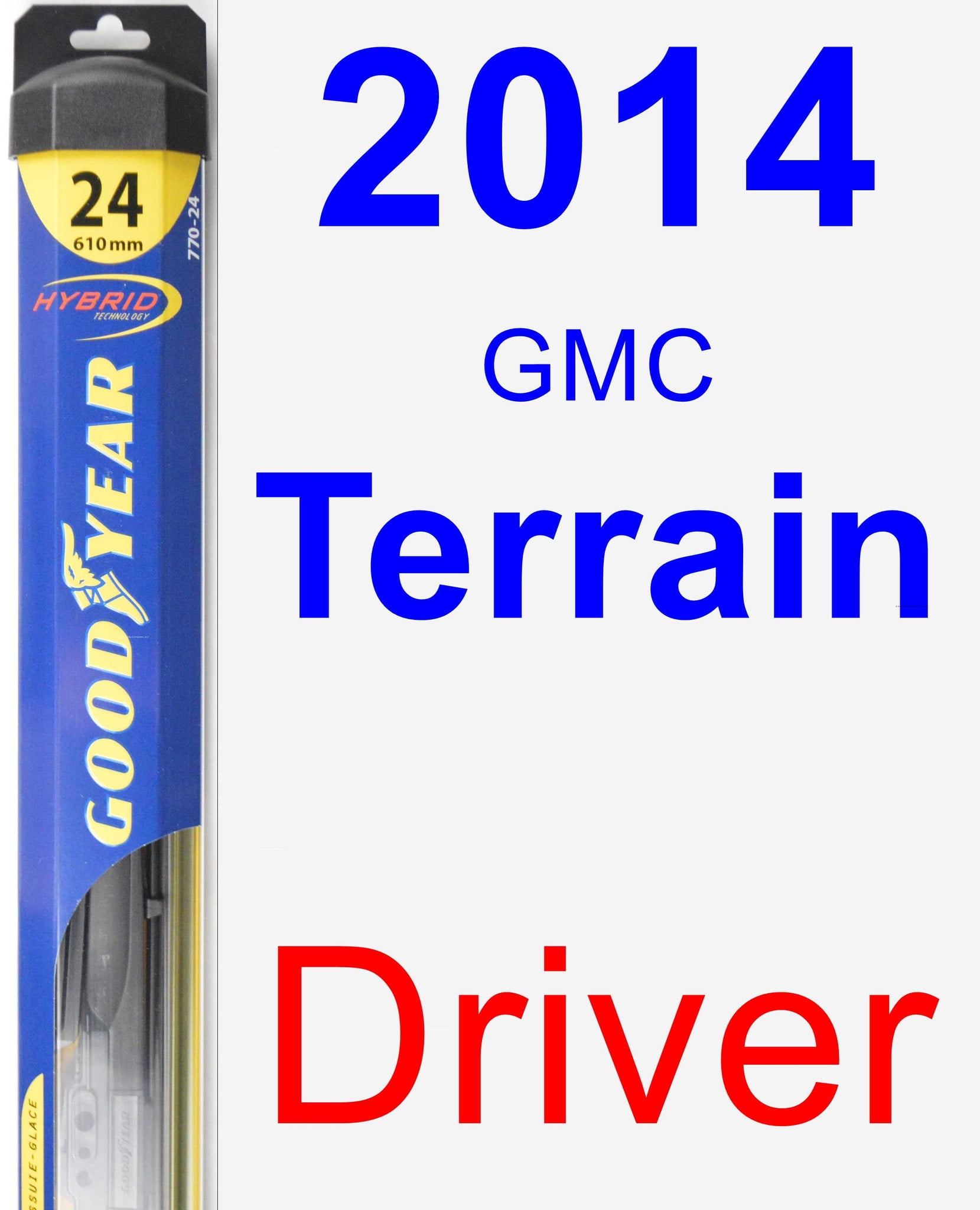 2014 GMC Terrain Driver Wiper Blade Hybrid