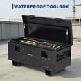 thumbnail image 5 of Heavy-Duty Truck Bed Tool Box — Large Lockable Storage Box — Side Handle — Weatherproof Black Storage Box for Pickup Trucks, Trailers, and RVs — Available in Multiple Sizes, 5 of 8