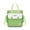 Z54-Green, variant on Color Block Middle Elementary Canvas Tote Tutoring Bag Adjustable Crossbody Strap Multi Pocket Waterproof Casual Homework After School Book Bag