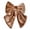 04#Khaki, variant on Women's Large Velvet Bow Hair Clip Vintage Big Bow Barrette Elegant Hair Accessories for Holiday Party Daily Hairstyle