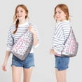 thumbnail image 4 of Beachcomber Sling Backpack - Spiral Seashell & Tropical Design Crossbody Bag, Lightweight Durable Pack with Layered Storage for Essentials, 4 of 4