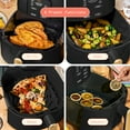 thumbnail image 5 of Beautiful 6 Qt Air Fryer with TurboCrisp Technology, EverGood Ceramic Nonstick Coating, Black Sesame by Drew Barrymore, 5 of 18