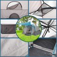 thumbnail image 3 of Telyswee Outdoor 4-Person Camping Tent with Rain Fly & Carry Bag, 8'x7'x4.83' Easy Set Up for Hiking and Backpacking, 3 of 8