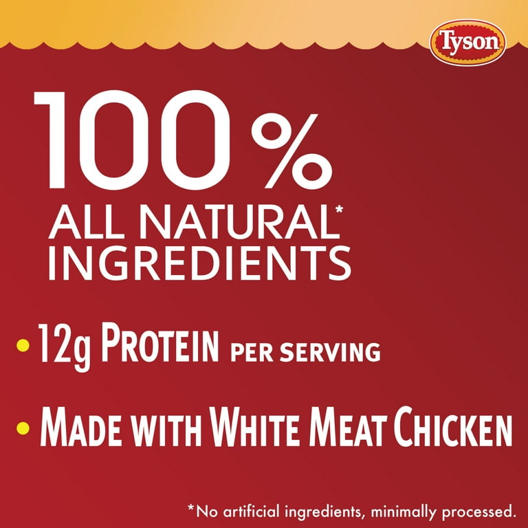 Tyson All Natural Fully Cooked Chicken Nuggets 4.4 lb Bag Frozen