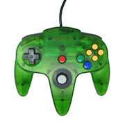 Old Skool Controller for Nintendo 64, Jungle Green, 00645871906701