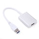 thumbnail image 1 of Cable convertidor USB 3.0 a HDMI, adaptador gráfico de pantalla para PC HD 1080P (blanco), 1 of 8