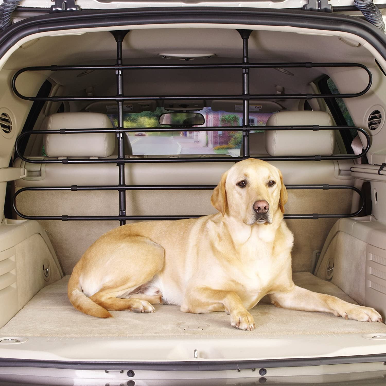 Guardian Gear Expandable Steel Pet Safety SUV Vehicle Travel