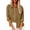 Khaki, variant on Aueoeo Womens Lightweight Shirts Button Up Shirts Long Sleeve Linen Shirt Oversized Basic Blouses Tops with Two Pocket